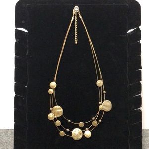 Fashion  Gold Tone Choker Necklace